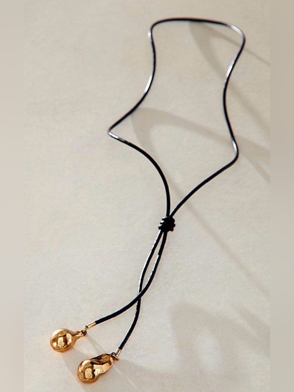NWT Free People Laken Corded Lariat Necklace